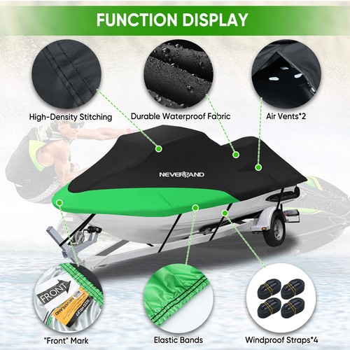 Jet Ski Cover Waterproof Protection For Yamaha FX HO SVHO Sea-Doo Wake Pro 230 - Picture 2 of 11