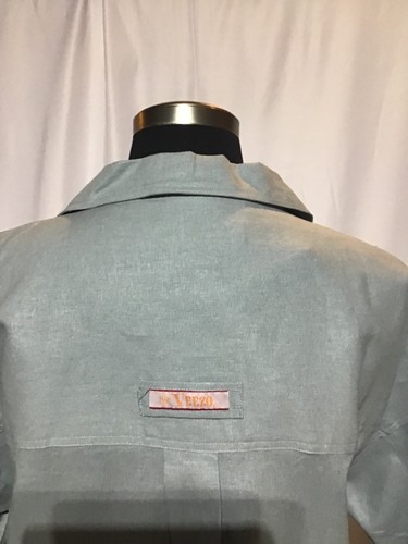 Veezo, jeans, co. Size, XXX, pale green, 2 pocket, spread collar, shirt/jacket - Picture 2 of 9