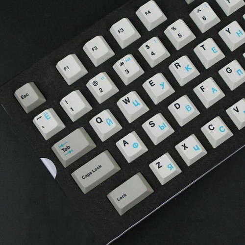 Waterproof Russian Transparent Stickers For PC Laptop Keyboard Super Nice Q9W6 - Picture 5 of 12