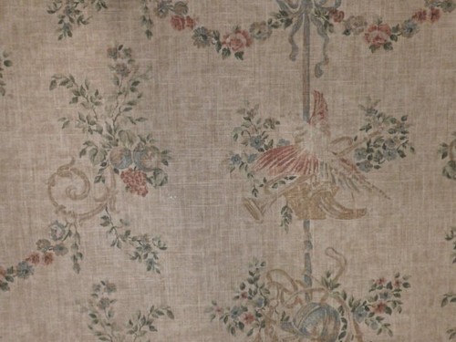 RALPH LAUREN THORNBRIDGE HUNT FLORAL HORNS BIRDS FRUIT PRINT FABRIC 10 YARDS - Bild 3 von 9