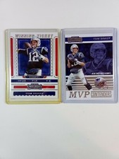 2019 Panini Contenders Tom Brady Winning Ticket And MVP Contenders