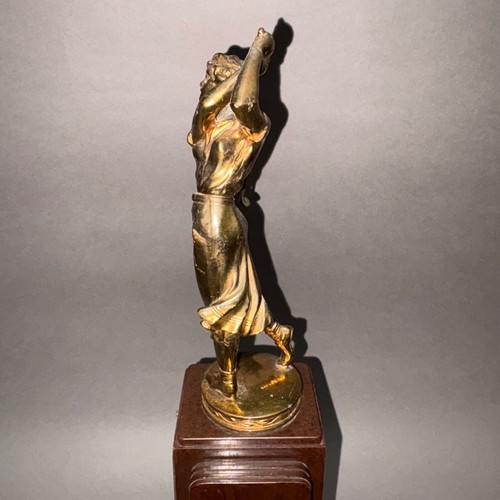Vintage 1940s AUGUSTANA COLLEGE WOMEN'S GOLF TROPHY Bakelite DODGE Rock Island - Picture 10 of 24