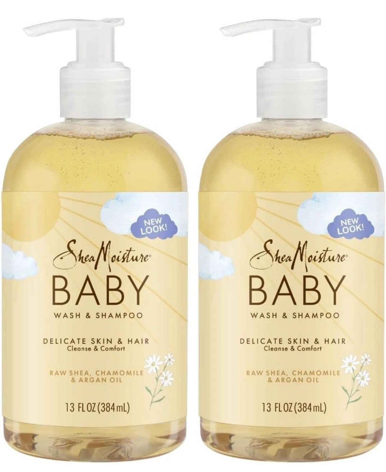SheaMoisture Baby Wash & Shampoo w Raw Chamomile Argan Oil 13oz - ( Pack 2 Unit)
Opens in a new wind