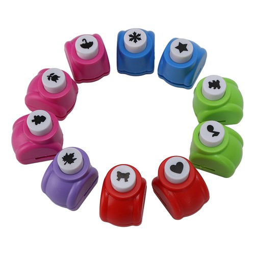10pcs Hole Puncher Different Patterns Easy Portable Punch Craft Se ABE - Picture 7 of 24