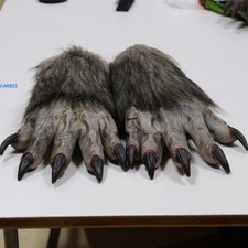 New Latex Werewolf Gloves Cosplay Horror Costumes Props Ghost Festival Halloween