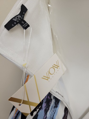 Tuta gamba divisa multicolore nuova con etichette Wow Couture taglia piccola - Foto 5 di 5