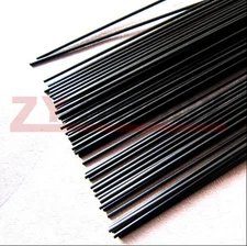 10pcs 1mm Diameter x 500mm Matte Carbon Fiber Rods For RC Airplane