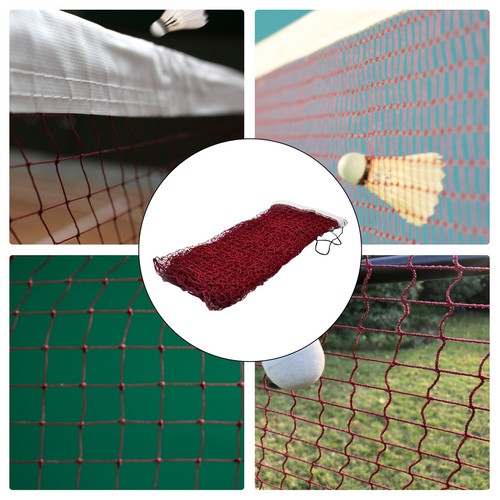 Badminton Portable Outdoor Net Badminton Tennis Volleyball Net (Wine Red) - Picture 10 of 15