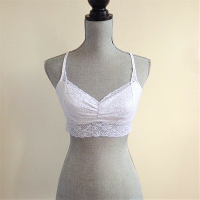 white bralette hollister