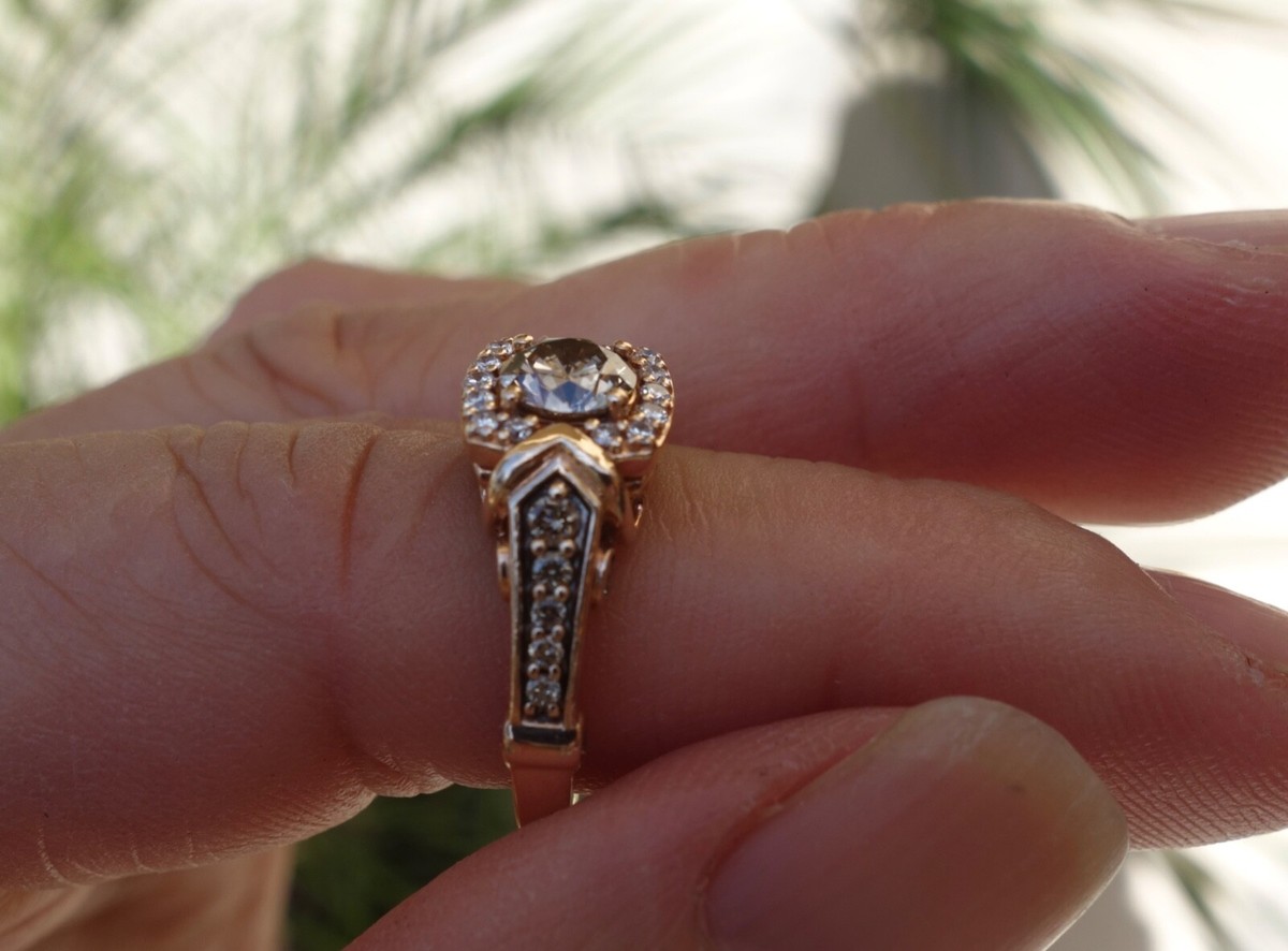 Le Vian Chocolate diamond engagement Ring 14k Rose Gold