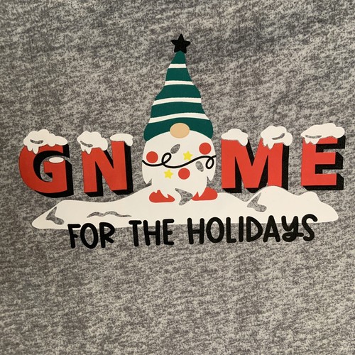 Womens XL 16 18 Pajamas Long Sleeve  Gnome For the Holidays.NWT - Picture 1 of 9