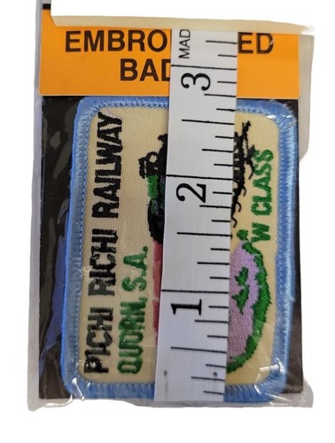 PICHI RICHI RAILWAY W-CLASS QUORN SA Embroidered PATCH Vintage NOS in Package - Bild 3 von 3