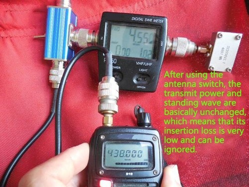 Antenna Switch w/ Low Insertion Loss for Car Radio Walkie Talkie HF Radio Part - Zdjęcie 6 z 11