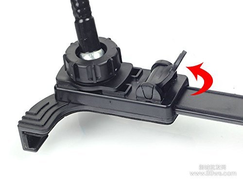 New 360 Rotation Mini Tablet Holder, Metal Gooseneck Arm & Metal Clip-On - 第 3/16 張圖片