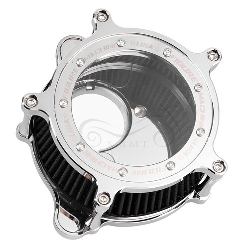 Motor Clarity Air Cleaner Black Intake Filter Mount For Harley Touring Trike 17+ - Picture 6 of 14