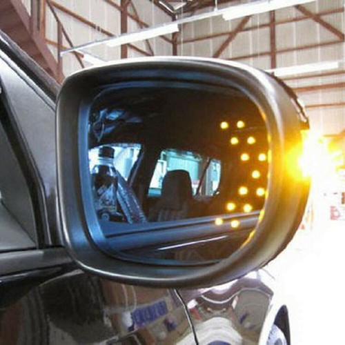 2pcs Auto Car Side Rear View Mirror 14SMD LED Lamp Turn Signal Light Accessories - Picture 13 of 16