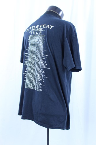 T-shirt maglietta vintage Little Feat Tour L band concerto doppio 2009 40° anniversario HTF - Foto 15 di 24