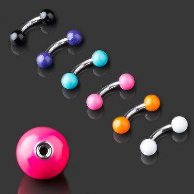 Piercing Screw-Ball Stainless Steel Enamel Ball Enamelled Spare Ball Z376 Piercing Screw-Ball Stainless Steel Enamel Ball Enamelled Spare Ball Z376