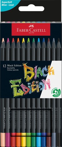 Faber-Castell Black Edition Buntstifte- Colour Pencils Kartonetui 12 24 36er Set - Bild 2 von 14