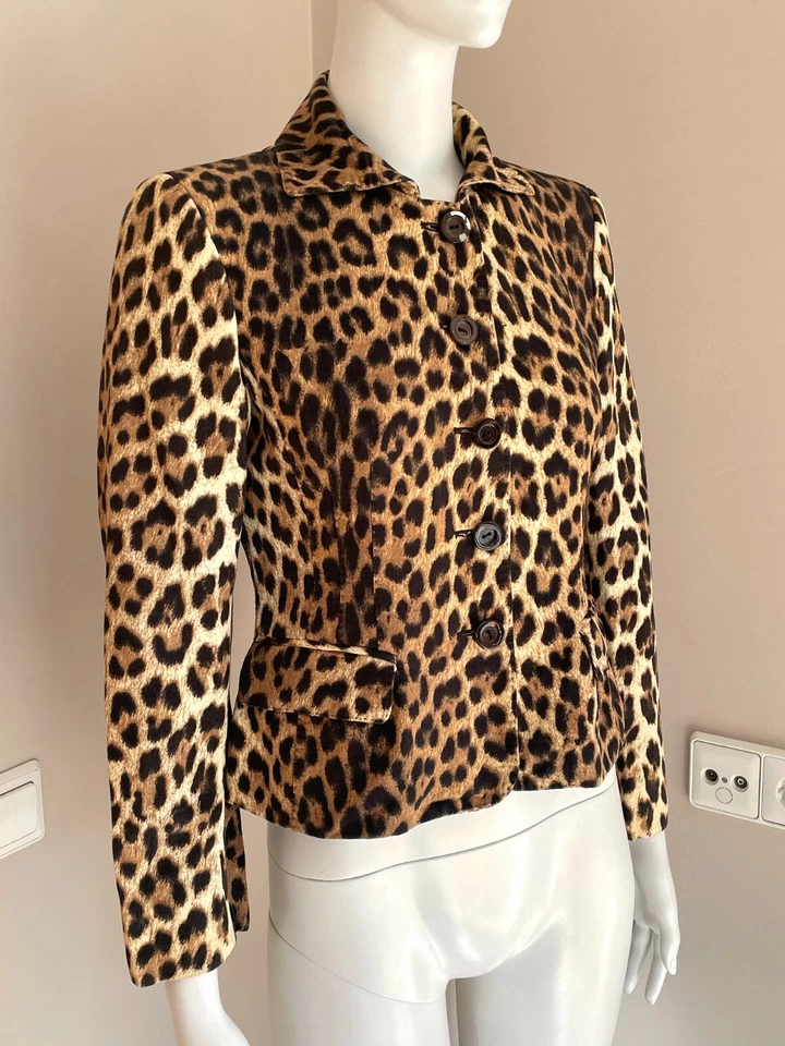 Moschino Cheap and Chic vintage 90s leopard jacket - Size S - Image 4 of 4
