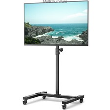 TAVR Universal Mobile TV Cart Rolling TV Stand with Tilt for 13-42 inch TVs