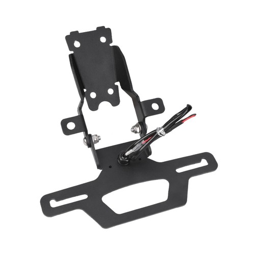 Soporte de matrícula plegable para cola ordenado con luz para Honda CBR400R/500R CB500F - Imagen 47 de 48