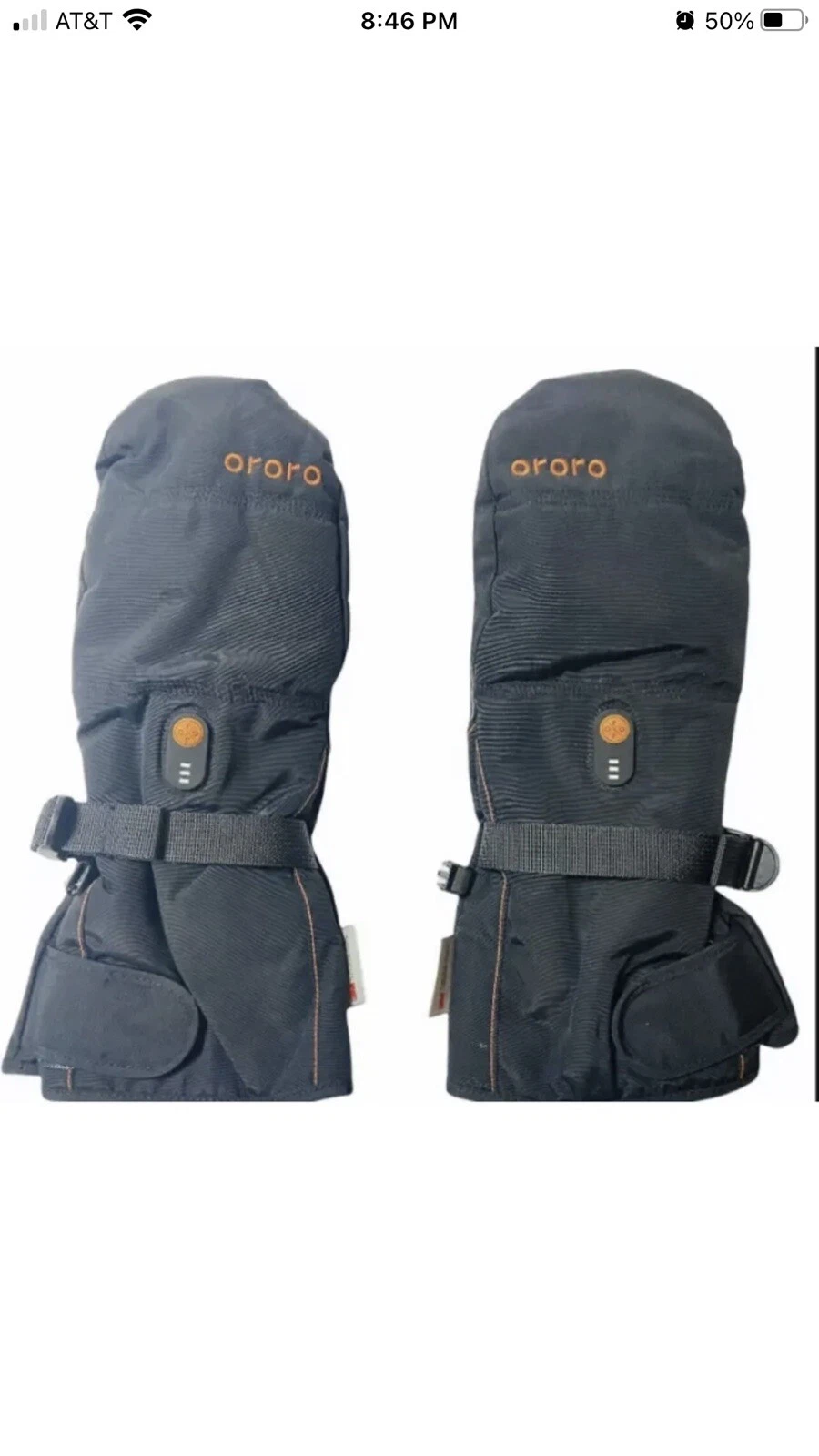 ORORO Heated Gloves for Men and Women, 3in1 Warm Gloves for Hiking Skiing Large