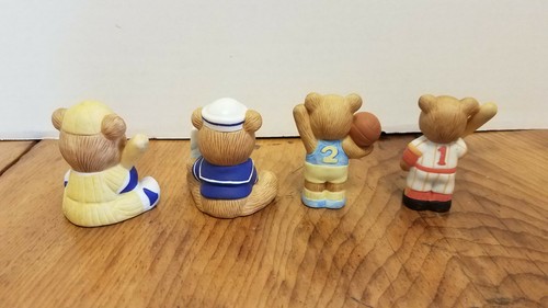 4 figuras deportivas HOMCO Home Interiors Bear # 1417 y #1408 - Imagen 2 de 5