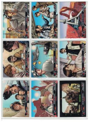 2013 TOPPS STAR WARS ILLUSTRATED: A NEW HOPE COMPLETE 100 CARD BASE SET