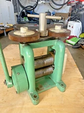 120  MM Combination MANUAL Rolling Mill USED reduction gear