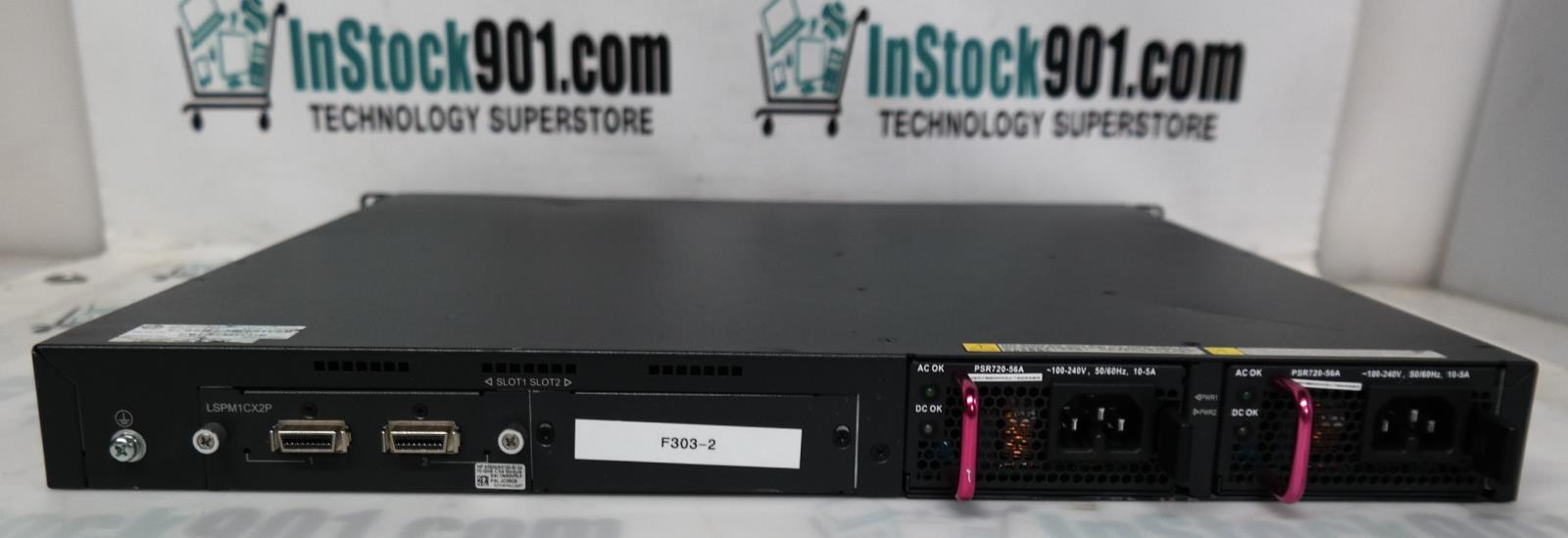 HP JG542A 5500-48G-PoE 48 Ports Switch 2x PSUs With Rack Ears - Picture 3 of 4