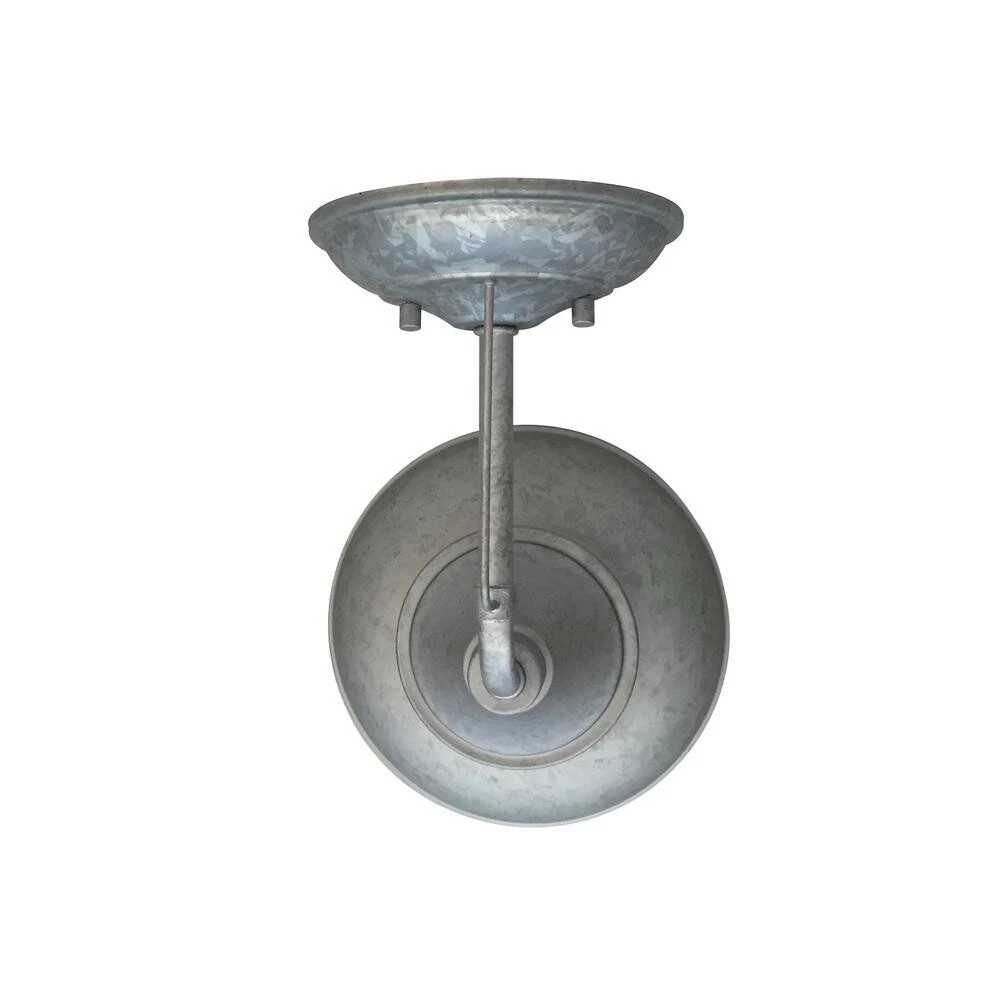 Hampton bay galvanized outdoor cheap barn light wall mount sconce