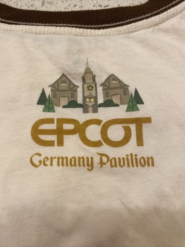 Disney Parks Germany Pavilion Grumpy Dwarf Ringer T Shirt Size Large - Picture 5 of 12