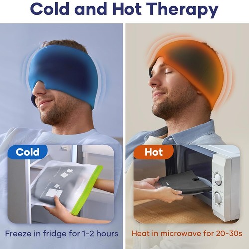 Migraine Relief Cap, Headache Relieve Cap Mask Products, Cooling Odorless... - Picture 6 of 7