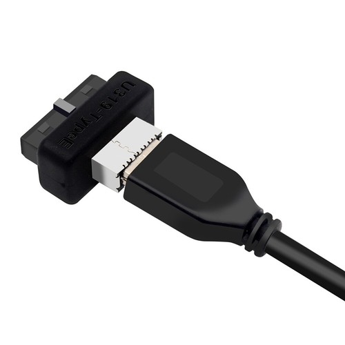 Adaptateur d\'en-tête USB pour carte mère, connecteur adaptateur USB 3.0 19 broc - Afbeelding 9 van 10