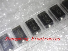 100PCS SS36 SR360 3A 60V SMA DO-214AC SMD Schottky diode