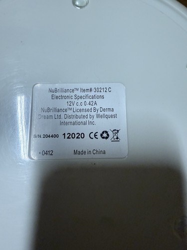 Artículo NuBrilliance™ #: 30212 C especificaciones electrónicas - Imagen 3 de 3