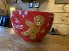 Holiday Time 5 Quart  Bowl With Oh Snap Gingerbread Man