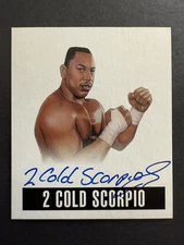 2014 Leaf Originals Wrestling 2 Cold Scorpio Auto WCW EWC WWF Flash Funk