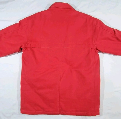 Roter Canvas Chore Mantel Scheunenjacke Damen klein Eddie Bauer Gänsedaunen gesteppt - Bild 11 von 15