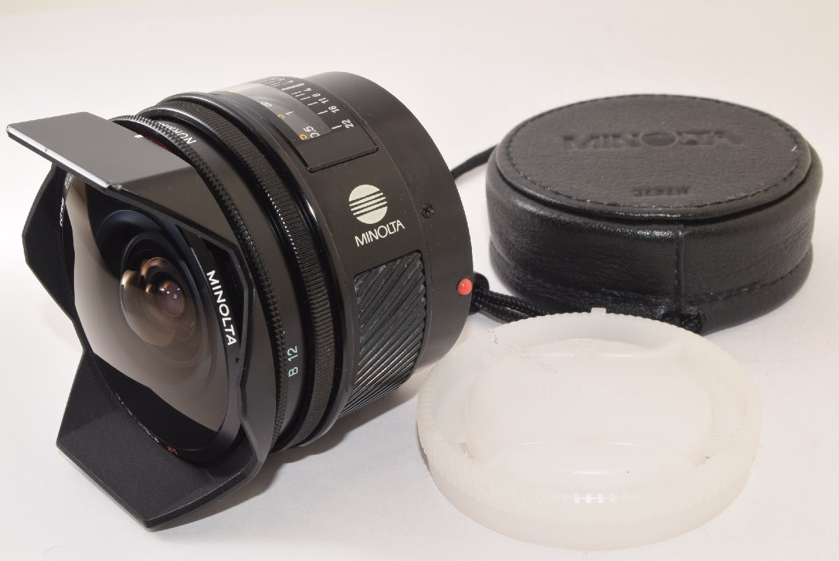 MINOLTA AF 16MM F2.8 FISH-EYE DIAGONAL LENS 4 BUILT-IN MINOLTA AF 16MM F2.8 FISH-EYE DIAGONAL LENS 4 BUILT-IN