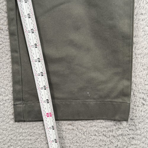 Pantalones J Crew Essential Para Hombre 35x32 Verde 1040 Calce Ajustado Chino Algodón Informal - Imagen 11 de 15