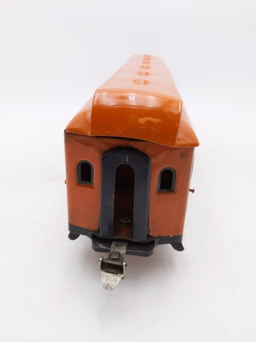 Ives 189-3 VIntage Standard Gauge Tinplate Observation Car - Picture 4 of 6