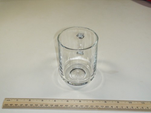 Nespresso Clear Glass Handled Coffee Mug - 4.25" Tall - 12 oz. - Picture 5 of 7