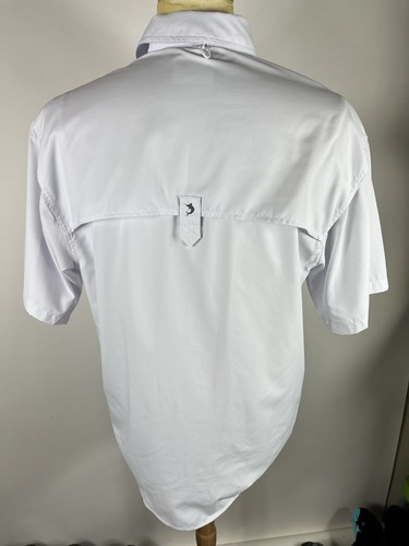 Reel Legends Saltwater II Mens Size M Short Sleeve Button Up Fishing Shirt 1437 - Picture 4 of 5