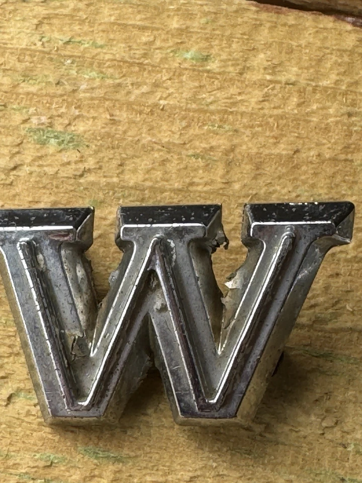 Buick Wildcat 1967 letras cromadas cuarto trasero lado emblema logotipo Foto 2 de 4