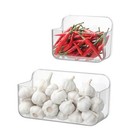 Deep Hanging Shower Caddy, Plastic Wall Mounted Organizer, 2 Pack Big&Small