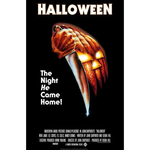 JOHN CARPENTER HALLOWEEN MOVIE POSTER THE NIGHT HE CAME HOME 24x36 NEW FREE SHIP