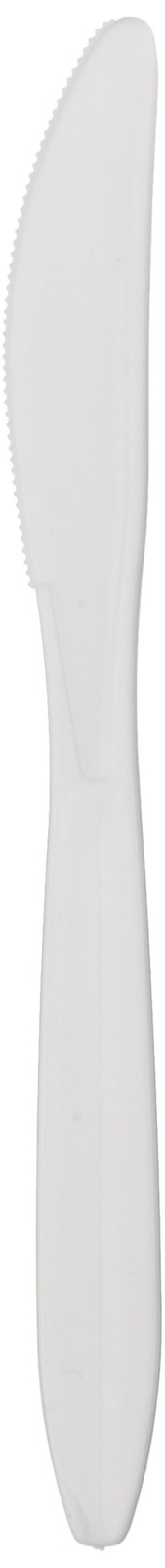 Нож Dixie среднего веса - 1000 шт./коробка - Пластик - Белый (PKM21)