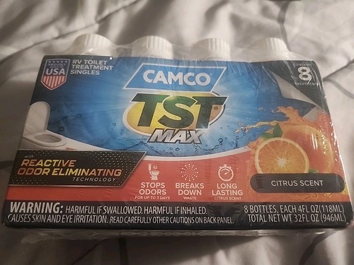 CAMCO  Tst Max Camper /Rv Toilet Treatment Singles - Features CITRUS SCENT  - Picture 8 of 8